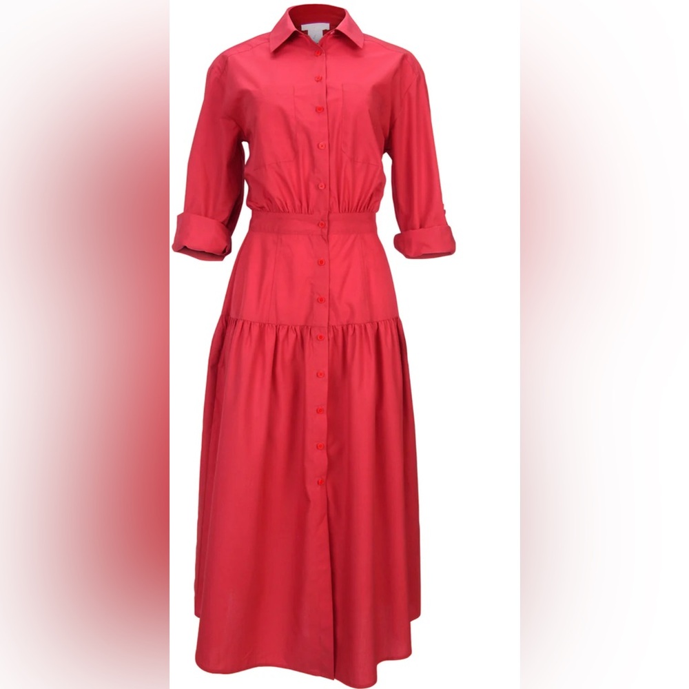 NWT Collared Midi Dress